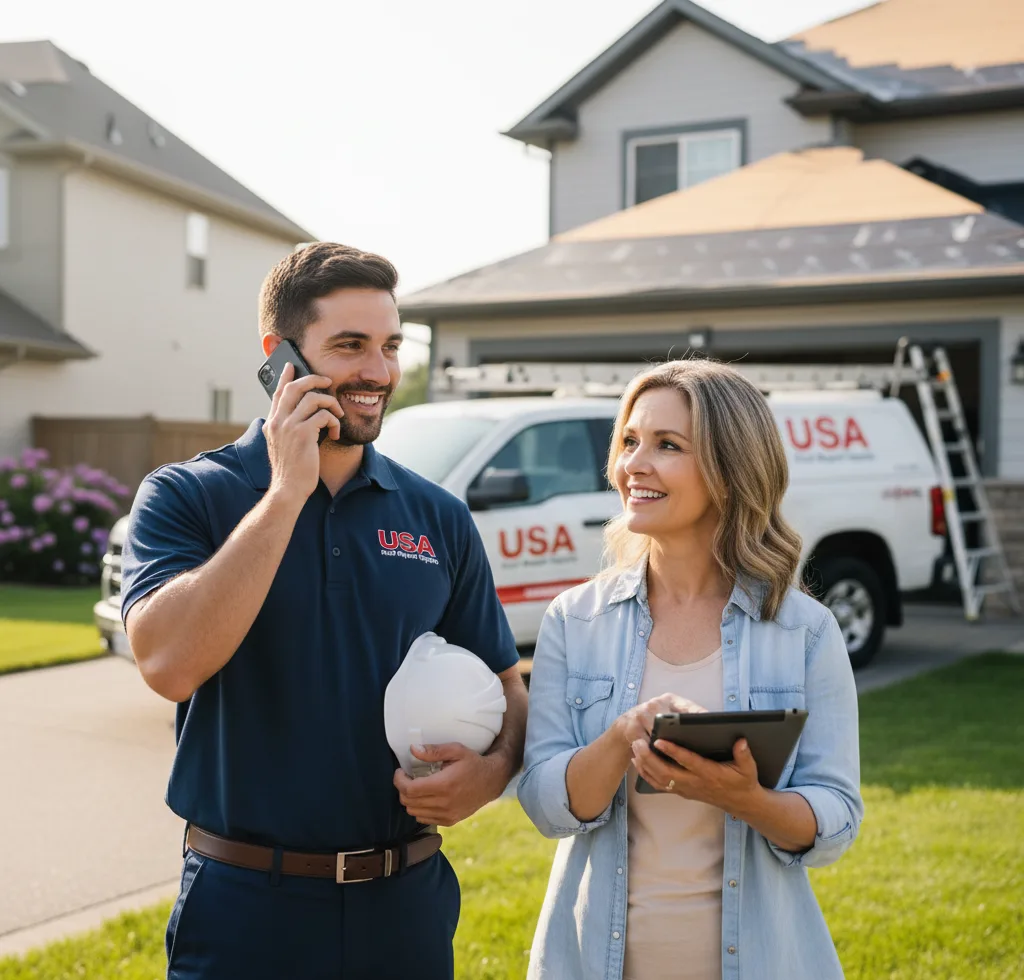 USA Roof Repair Experts customer support in Archdale